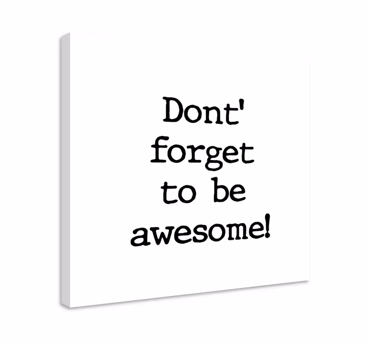 Quadro con frase motivazionale - TenStickers