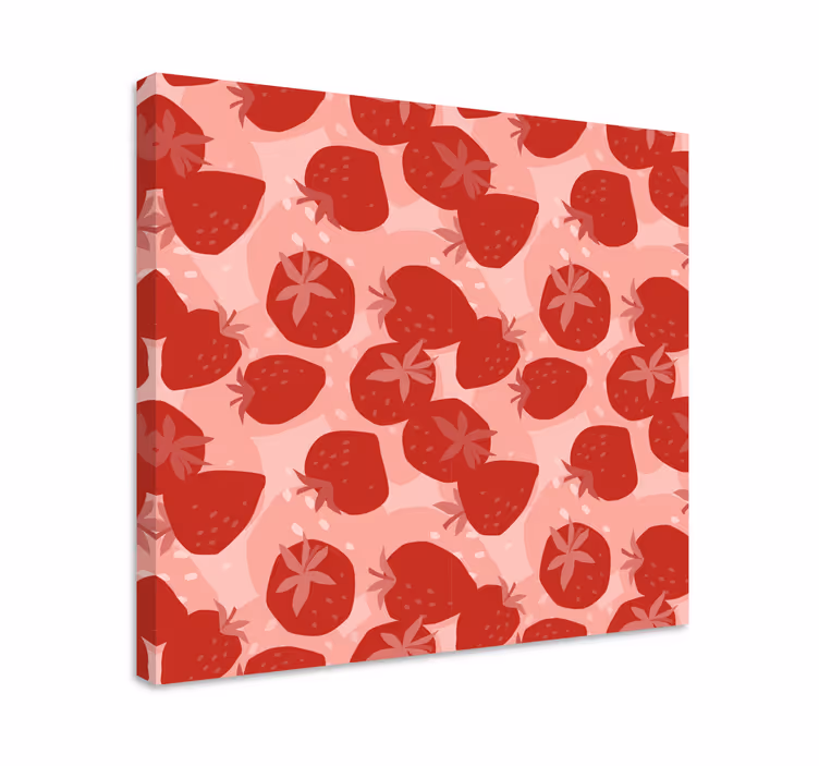 Dipinto frutta e natura morta motivi fragole - TenStickers