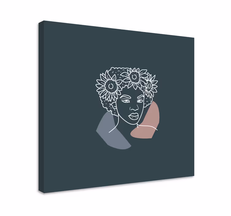 Quadri persona e personaggi ritratto botanico ornato - TenStickers