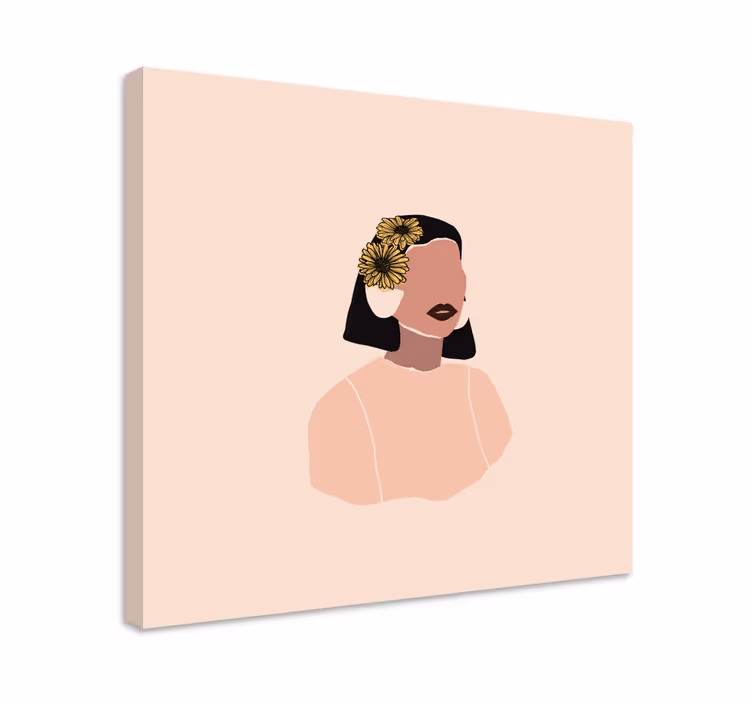 Quadri persona e personaggi ritratto di donna elegante - TenStickers