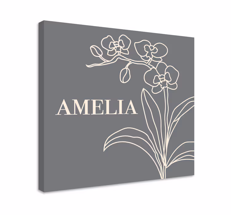 Dipinto fiori e piante design floreale elegante - TenStickers