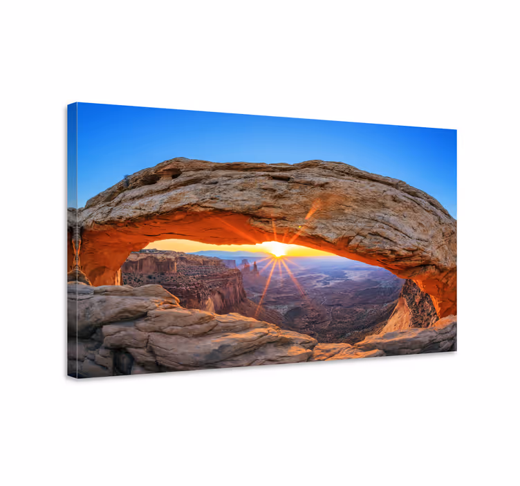 Quadro paesaggio vista dell'arco dell'alba - TenStickers