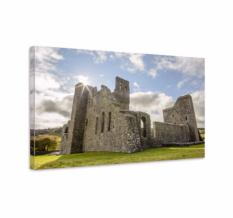 Quadro città e paesi antiche rovine di pietra - TenStickers