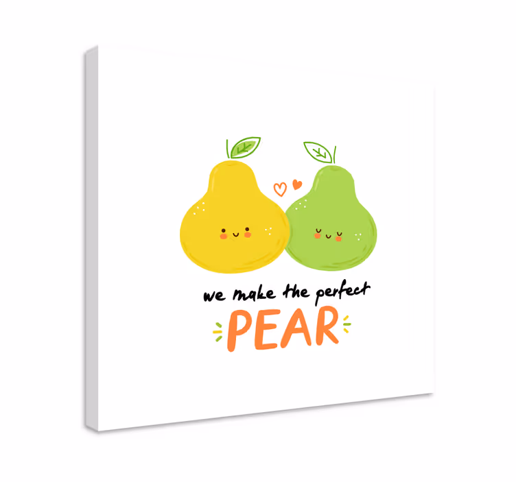 Dipinto frutta e natura morta coppia perfetta frutta - TenStickers