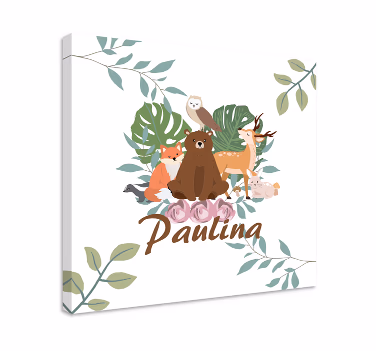 Quadro con animali e insetti raccolta di animali selvatici - TenStickers