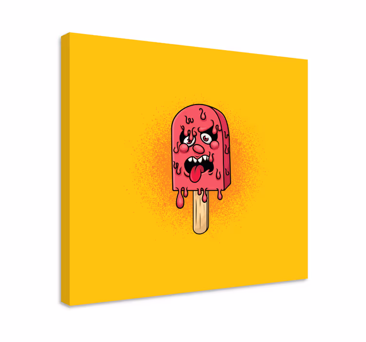 Quadro con testo dolcezza che cola e si scioglie - TenStickers