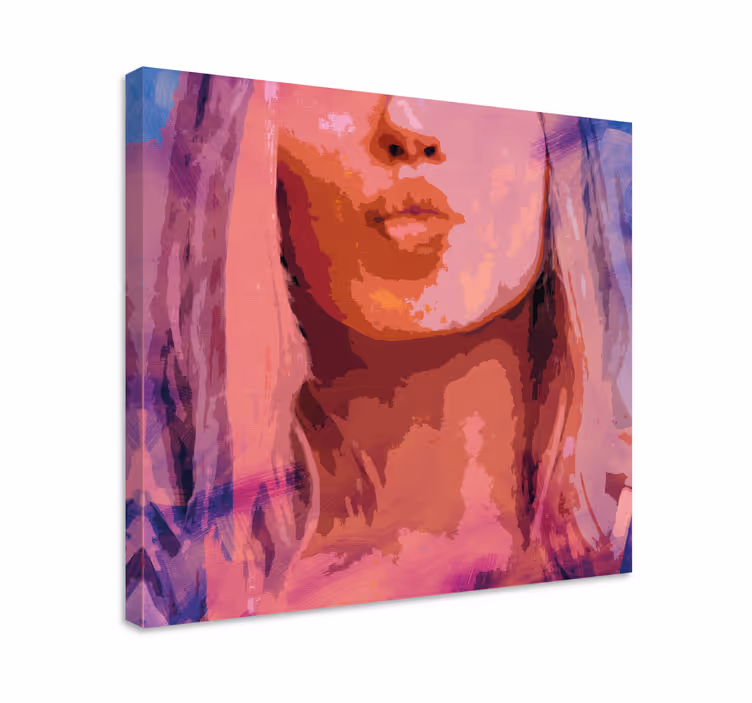 Quadri persona e personaggi ritratto di bacio elegante - TenStickers