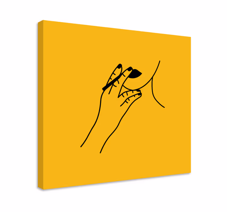 Quadro vintage gesto di mano elegante - TenStickers