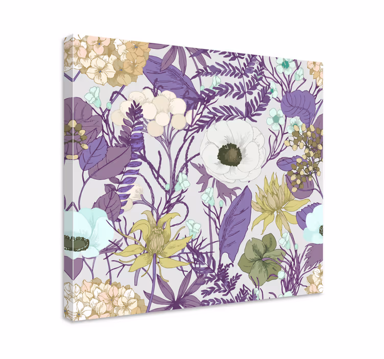 Dipinto fiori e piante eleganza di composizione - TenStickers