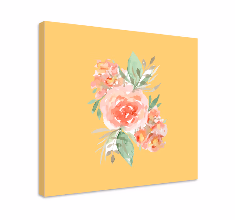 Dipinto fiori e piante design bouquet floreale - TenStickers