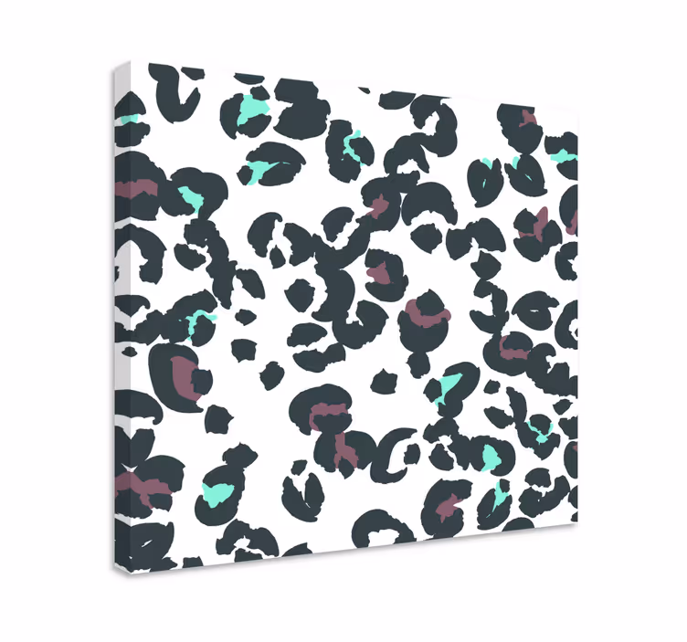 Quadro con animali e insetti a motivo leopardato - TenStickers