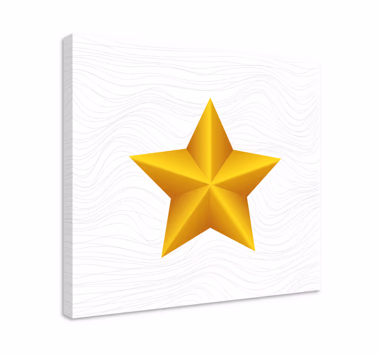 Dipinto buddha stella tridimensionale - TenStickers