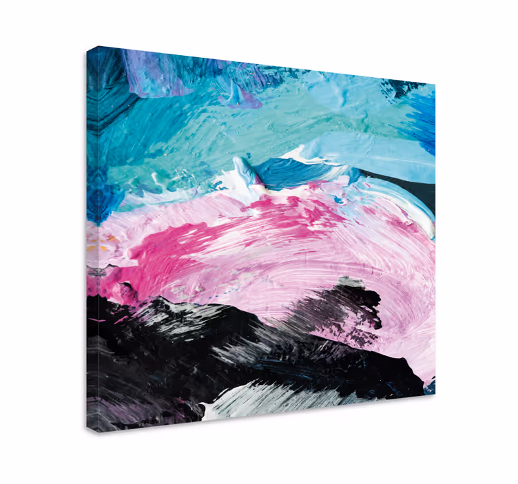 Quadro astratto vortici di colore dinamici - TenStickers