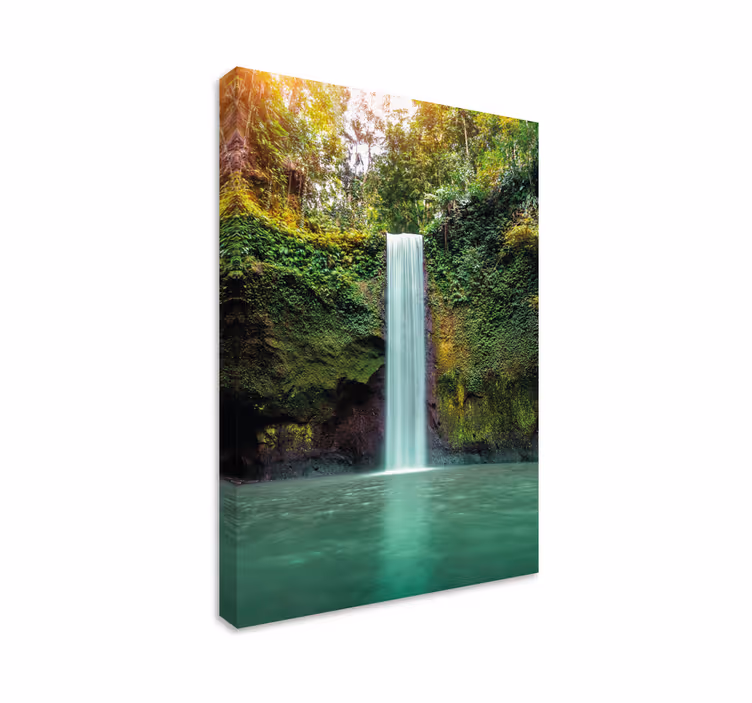 Quadro paesaggio cascata tranquilla - TenStickers