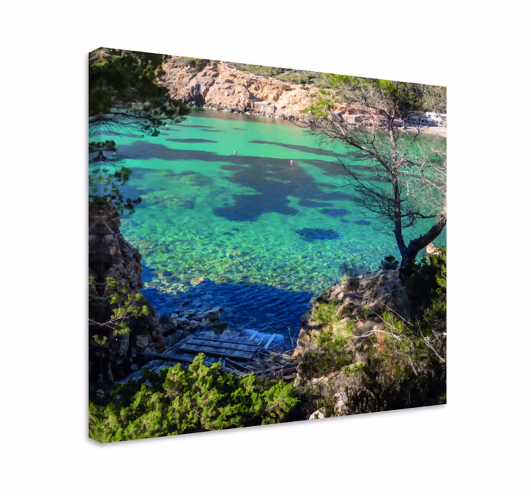 Quadro paesaggio oceano sereno - TenStickers
