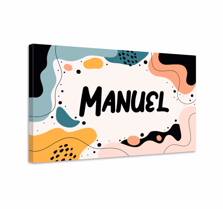 Quadro personalizzabile design nome divertente - TenStickers