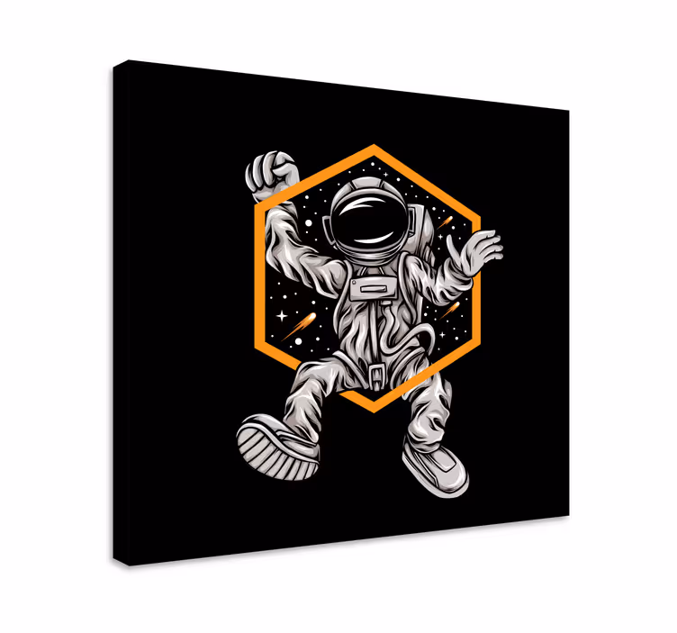 Quadri persona e personaggi levitazione astronauta - TenStickers