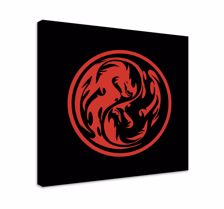 Dipinto dinosauri design drago dinamico - TenStickers