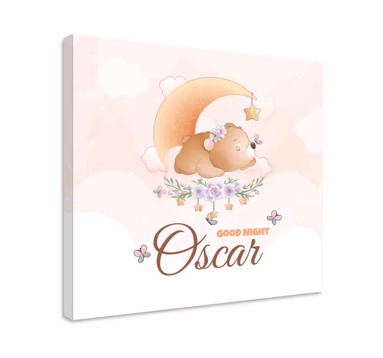 Quadri cameretta neonato orso della buonanotte - TenStickers