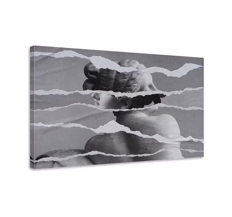 Dipinto arte scultura in carta strappata - TenStickers