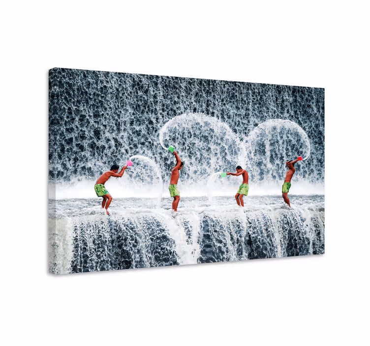 Quadri sportivi giochi con splash d'acqua - TenStickers
