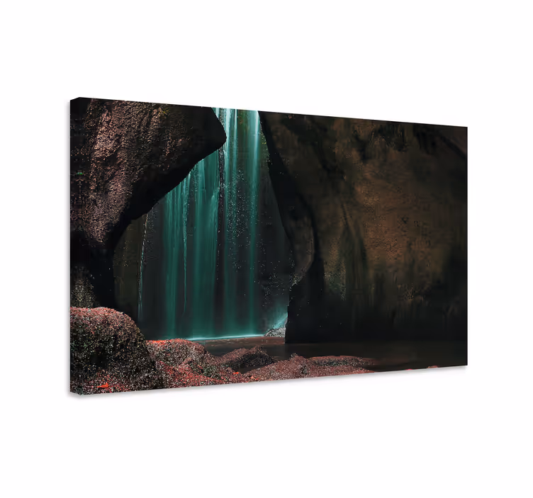 Quadro paesaggio scena mistica della cascata - TenStickers