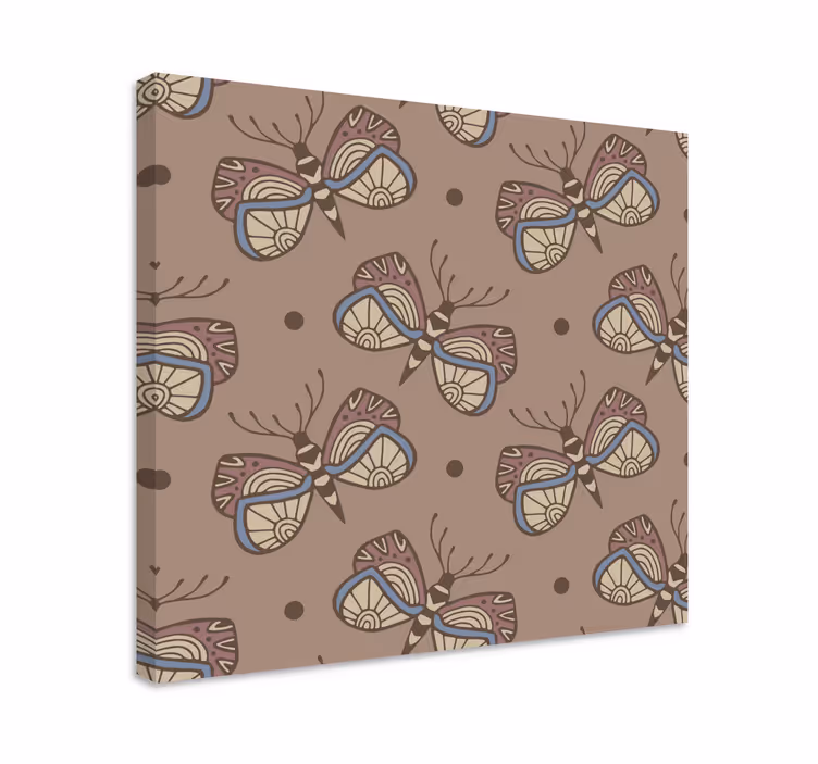 Dipinto farfalle motivo farfalle intricate - TenStickers