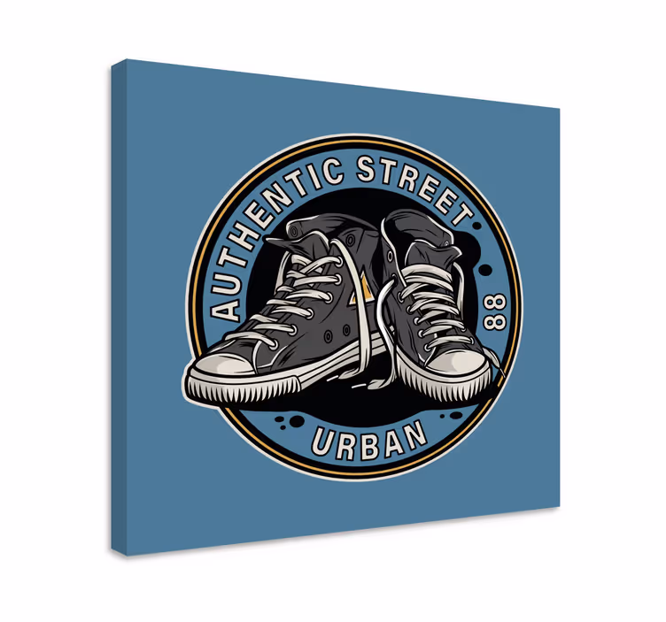 Quadri sportivi atmosfera sneakers urban - TenStickers