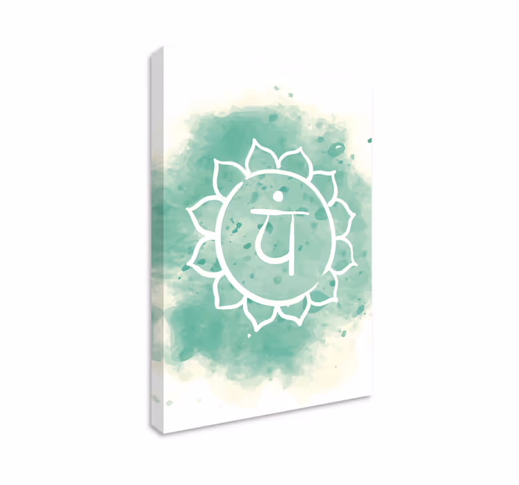 Dipinto zen simbolo di meditazione - TenStickers