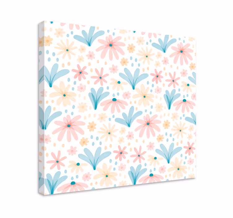 Dipinto fiori e piante creazione di motivi floreali - TenStickers