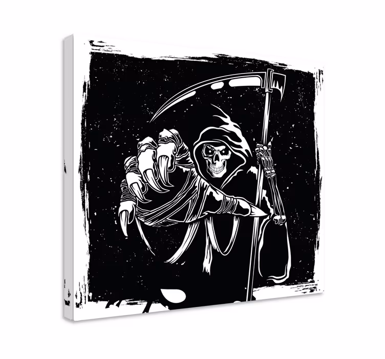 Quadro personaggio il dito puntato del mietitore - TenStickers