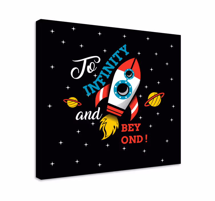 Dipinto dinosauri avventura spaziale - TenStickers