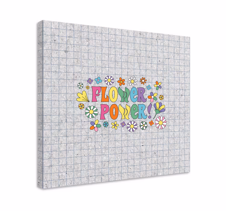 Dipinto fiori e piante design potere dei fiori - TenStickers