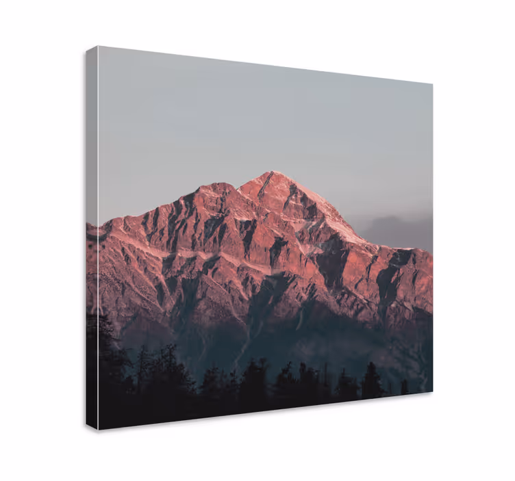 Quadro paesaggio vette montane maestose - TenStickers