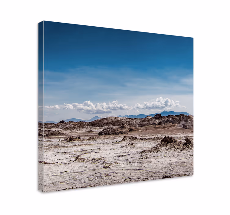 Quadro paesaggio vasto terreno roccioso - TenStickers