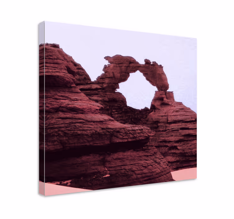Quadro paesaggio arco di roccia naturale - TenStickers