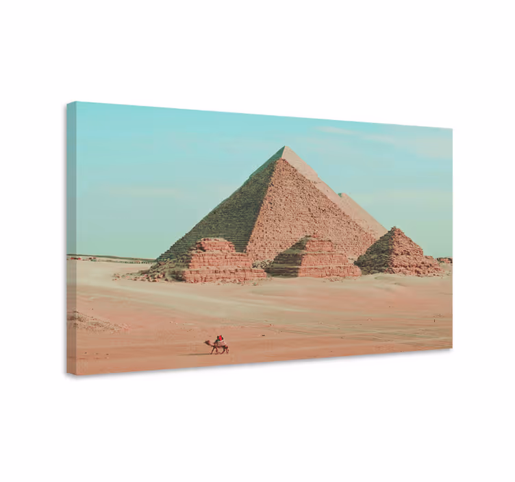 Quadro città e paesi piramidi di giza - TenStickers
