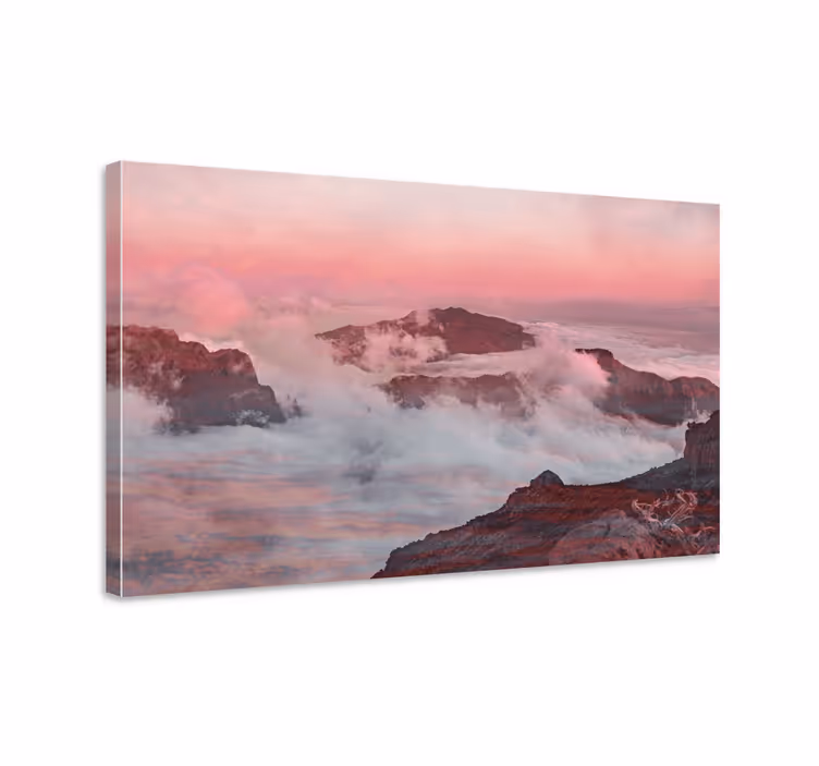 Quadro paesaggio paesaggio montano da sogno - TenStickers
