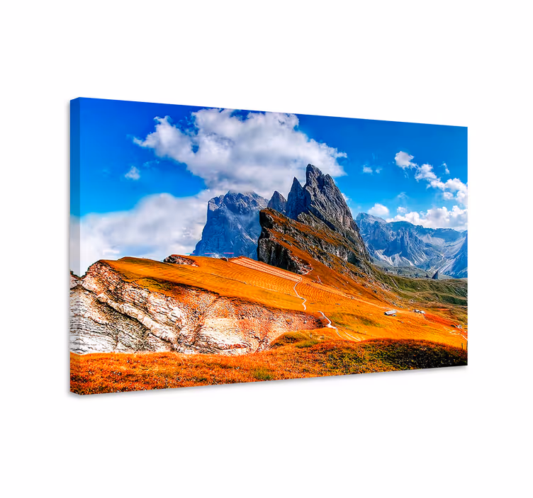 Quadro paesaggio catena montuosa maestosa - TenStickers