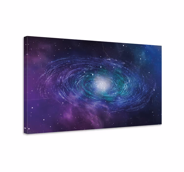 Quadro astratto formazione a spirale galattica - TenStickers