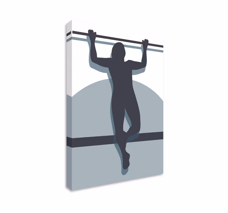Quadri sportivi posizione di forza atletica - TenStickers