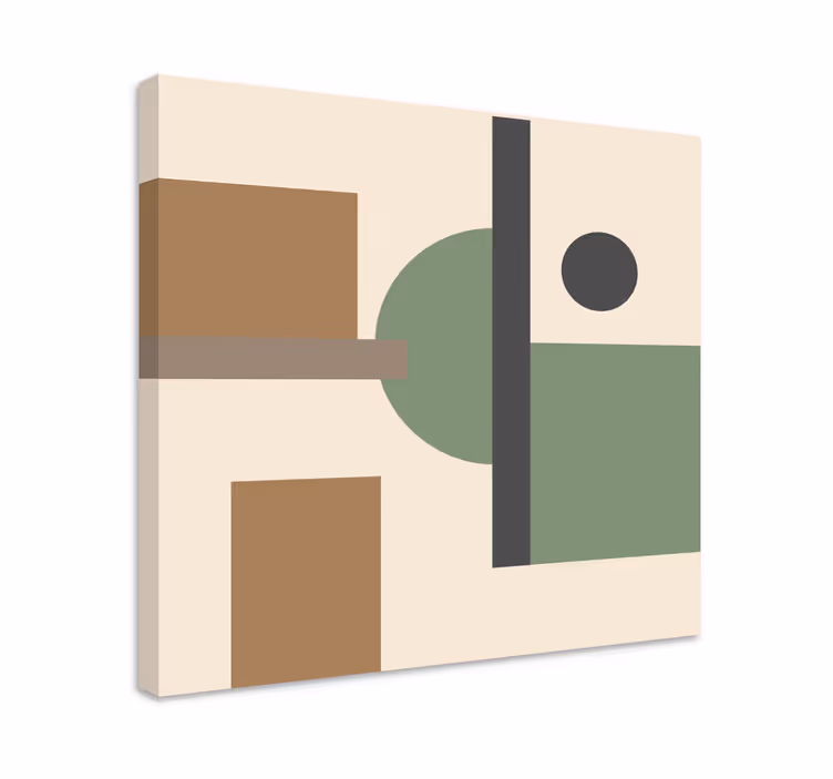 Quadro moderno forme geometriche concettuali - TenStickers