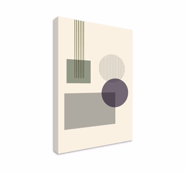 Dipinto geometrico configurazione forme geometriche - TenStickers