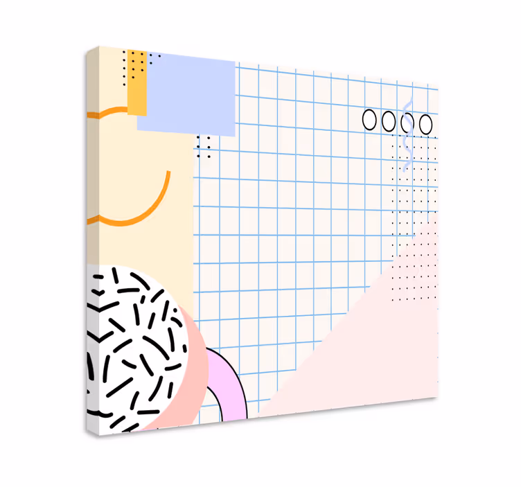 Quadro moderno forme e motivi - TenStickers
