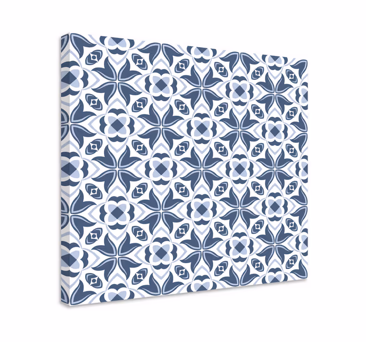 Quadro design ornamentale motivo floreale elegante - TenStickers