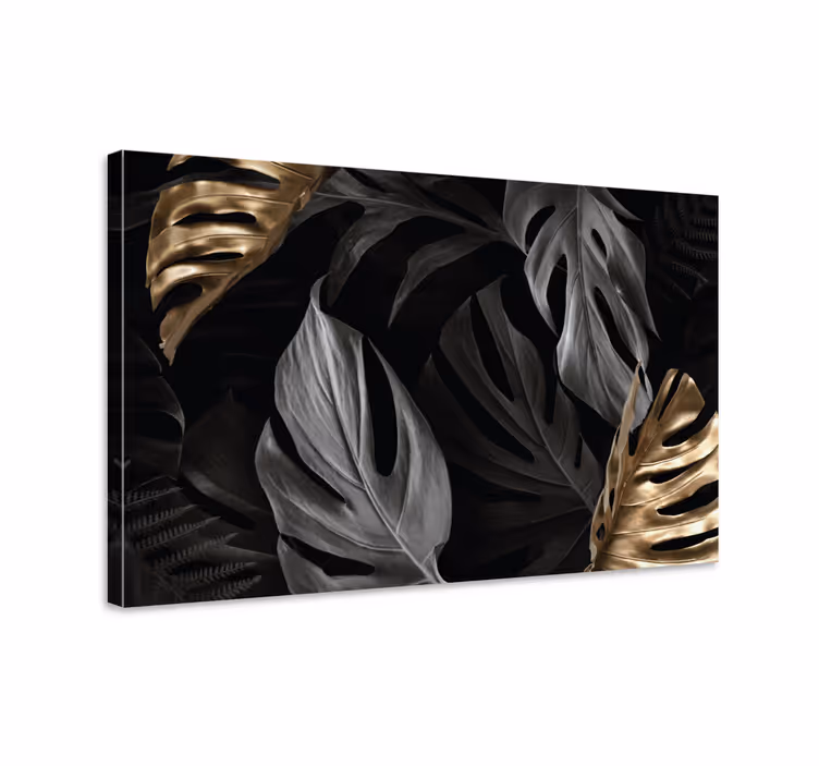Quadro piante Eleganti foglie tropicali - TenStickers