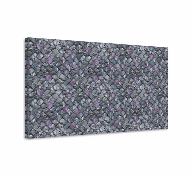 Quadro design ornamentale motivo pietra geometrica - TenStickers