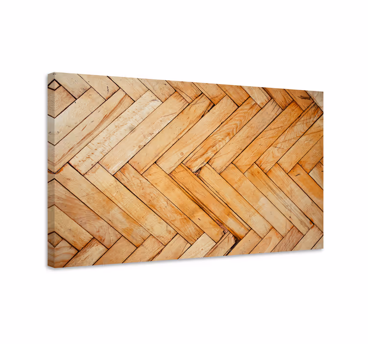 Quadro design ornamentale motivo a spina di pesce - TenStickers