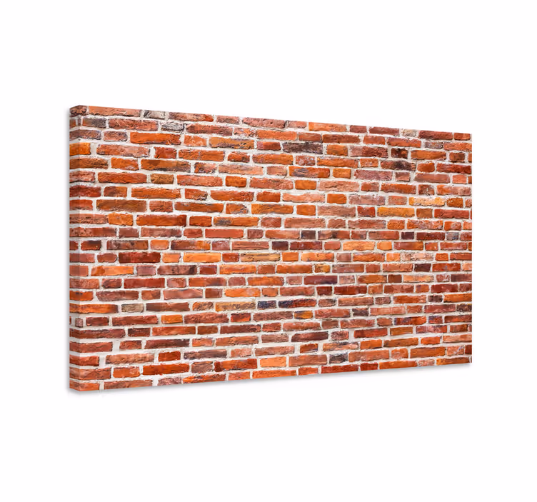 Quadro design ornamentale texture mattone rustico - TenStickers
