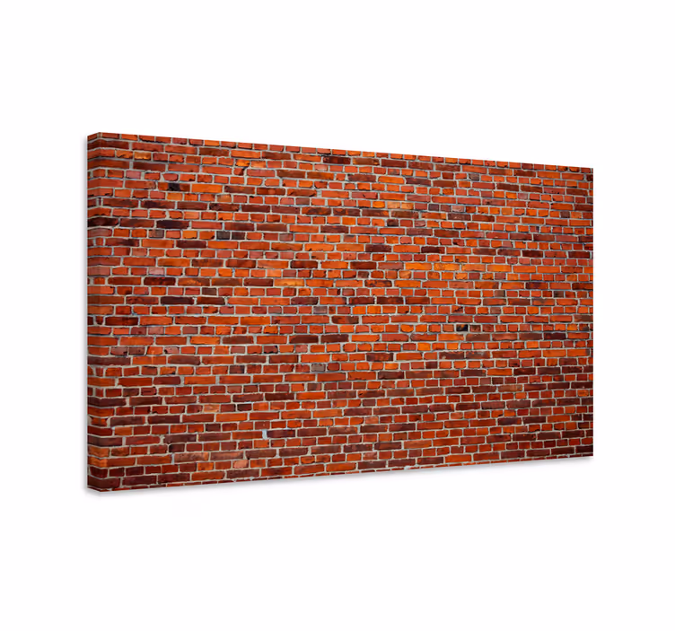 Quadro design ornamentale motivo mattone testurizzato - TenStickers
